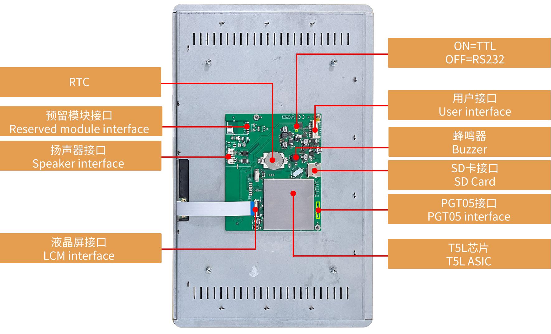 DMG19108C140_03W DWIN T5L2 UART HMI 14.0" IPS ЖК-дисплей коммерческого класса