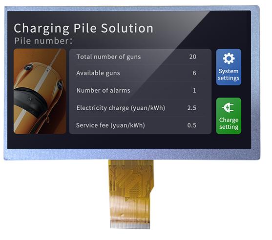 LI10600T070IA7098 DWIN TFT 7" 1024×600 RGB 24bit Interface 700nit IPS ЖК-дисплей