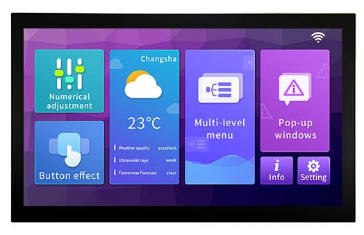 HDW101_001L DWIN 10.1" IPS ЖК-дисплей 1024*600 с USB и HDMI интерфейсом и сенсорной ёмкостной панелью