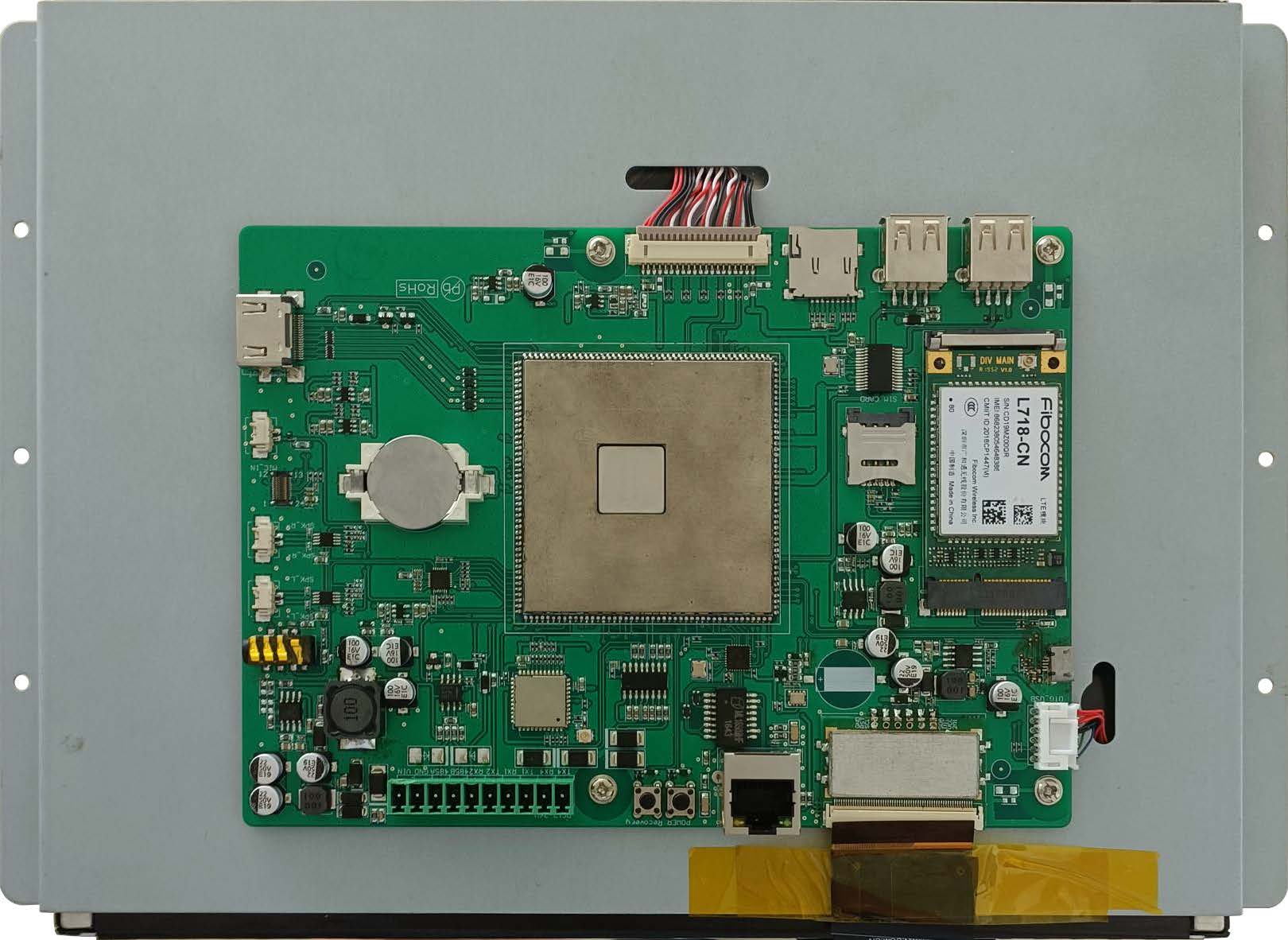 DMG10768T121_34WTC DWIN 12.1" Android-дисплей 1024*768 промышленного класса с сенсорной ёмкостной панелью