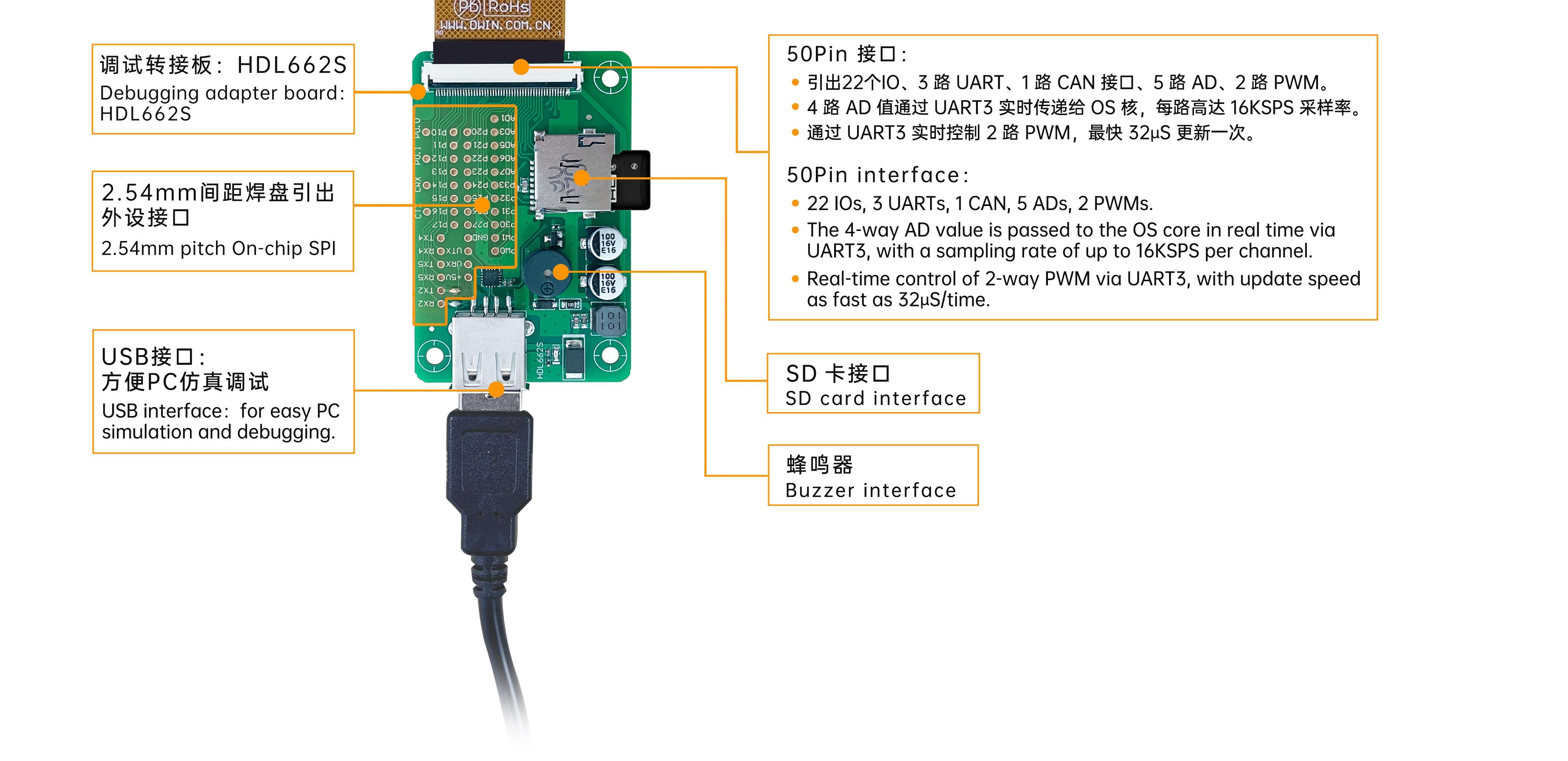DMG10600F101_01W DWIN T5L2 UART HMI 10.1" ультратонкий IPS ЖК-дисплей серии COF