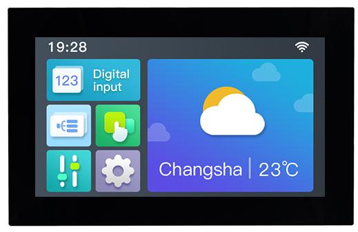 HDW070_007L DWIN 7" IPS ЖК-дисплей 1024*600 c USB и HDMI интерфейсом и сенсорной ёмкостной панелью