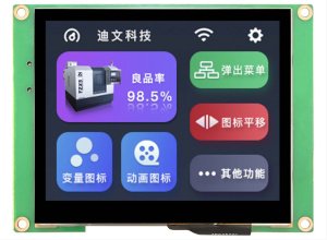 DMG32240C035_03W DWIN T5L1 UART HMI 3.5" IPS ЖК-дисплей коммерческого класса