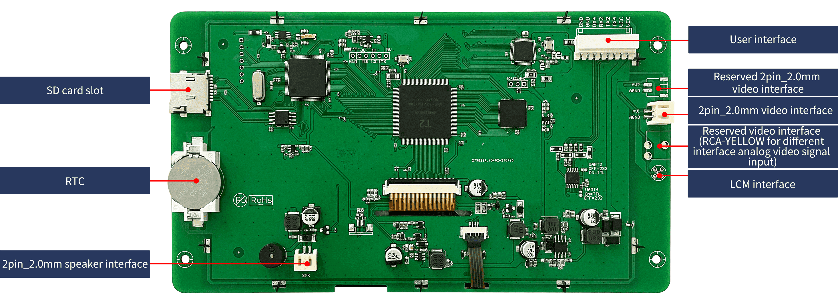 DMT80480T070_25W 7.0" аналоговый видеоэкран