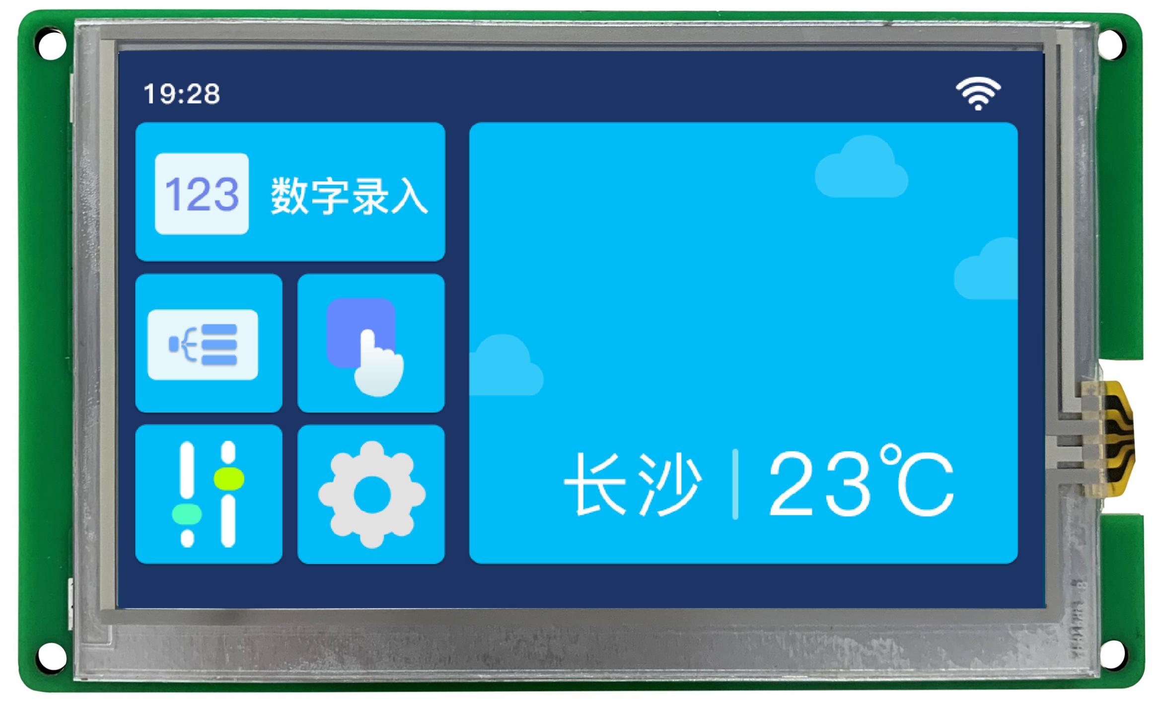 DMG80480T043_09W DWIN T5L0 UART HMI 4.3" IPS ЖК-дисплей промышленного класса