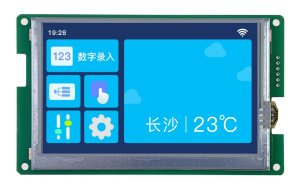 DMG80480C043_01W T5L1 UART HMI 4.3" IPS ЖК-дисплей коммерческого класса