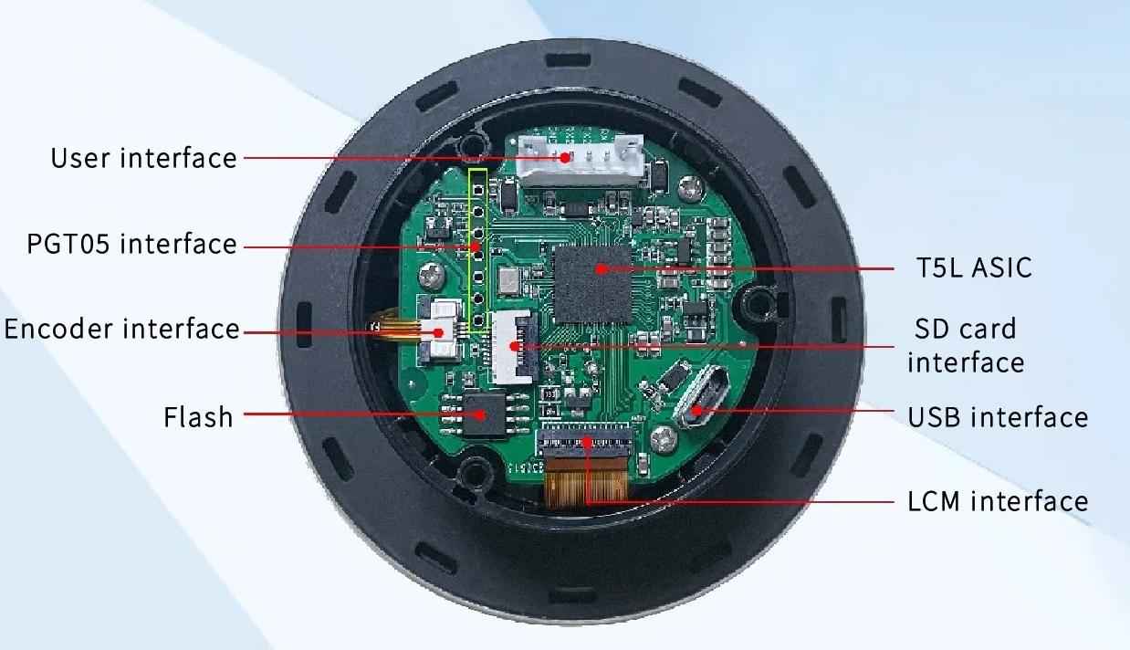 DMG48480C021_02WTC DWIN T5L1 UART HMI 2.1" круглый IPS ЖК-дисплей коммерческого класса с сенсорной ёмкостной панелью