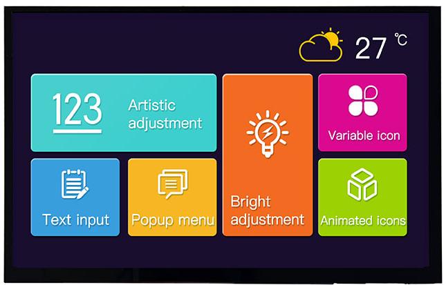 HDW101_004L DWIN 10.1" IPS ЖК-дисплей 1280x800 с USB и HDMI интерфейсом и сенсорной ёмкостной панелью