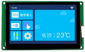 DMG80480T043_01W DWIN T5L0 UART HMI 4.3" IPS ЖК-дисплей промышленного класса