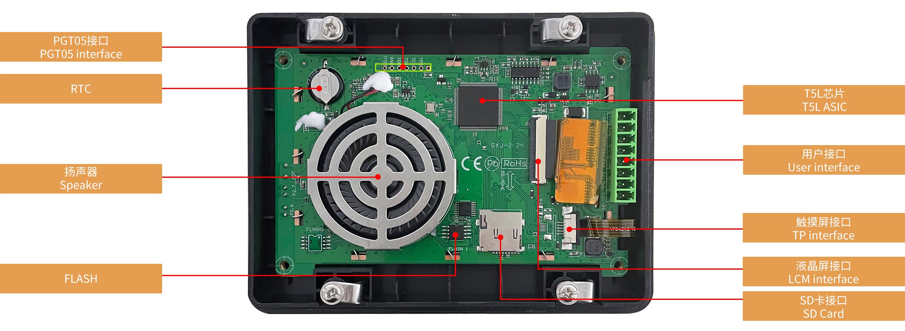 DMG80480T043_A5W DWIN T5L1 UART HMI 4.3" PLC Modbus IPS ЖК-дисплей промышленного класса