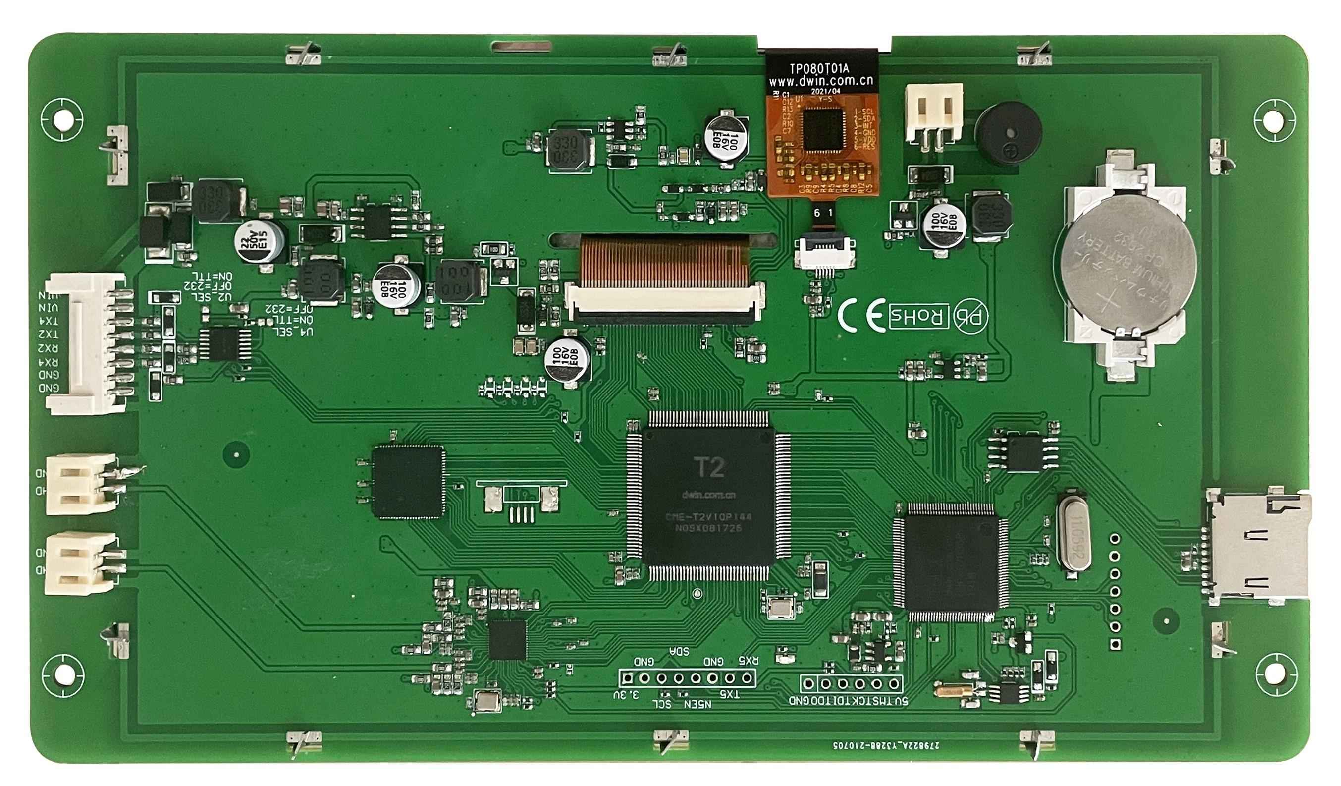 DMG10600C070_25W DWIN T5L2 HMI 7" IPS ЖК-дисплей схемы камеры шины FSK коммерческого класса