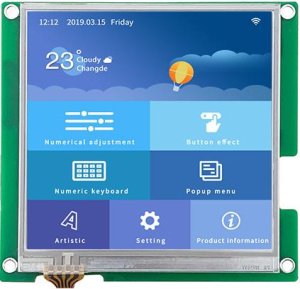 DMG48480T040_01W DWIN T5L0 UART HMI 4" IPS ЖК-дисплей промышленного класса