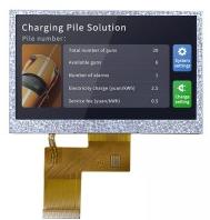 LI48272T043HA3098 DWIN 4.3" IPS ЖК-модуль 480×272 с RGB интерфейсом