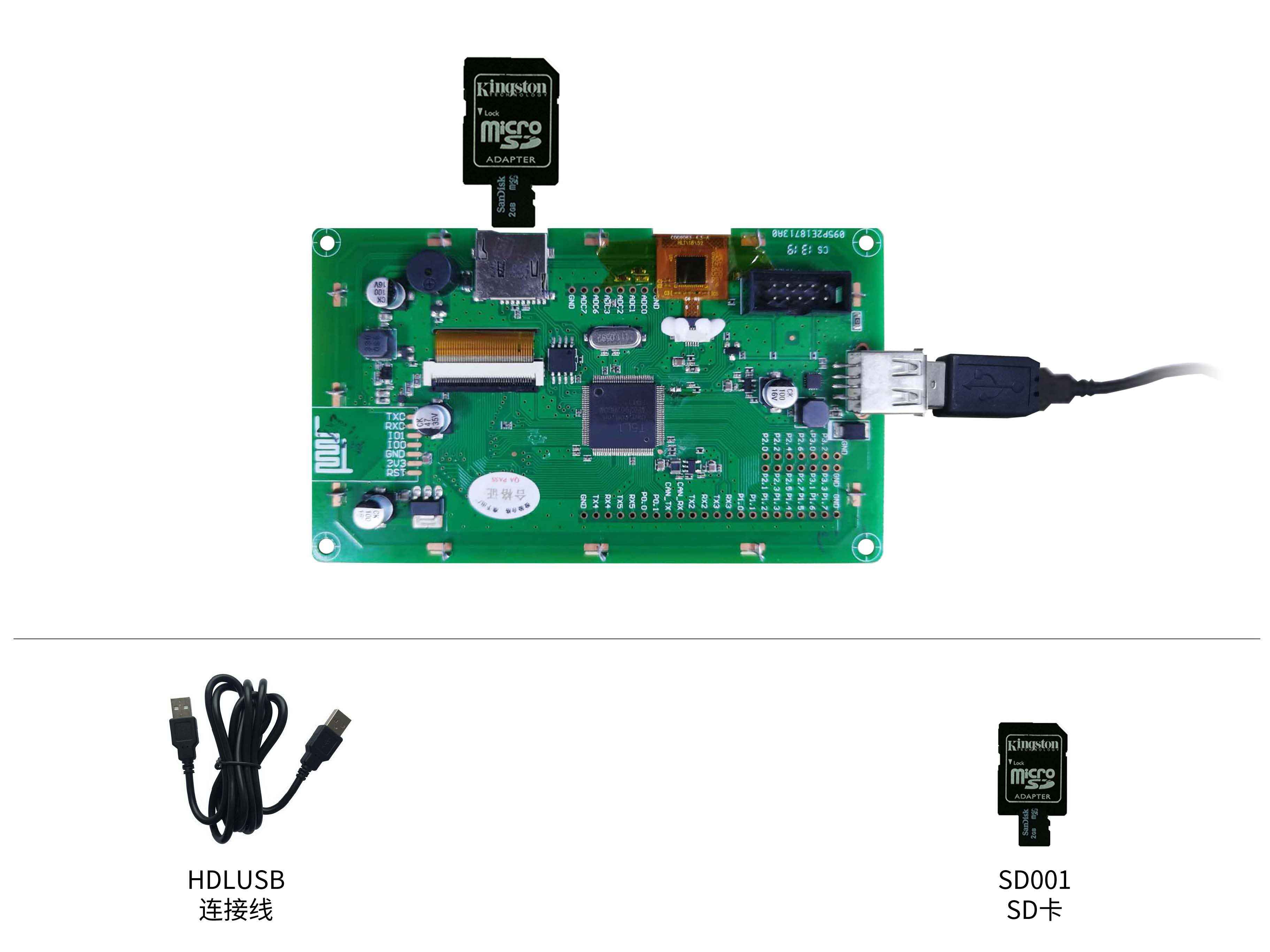 EKT043 DWIN T5L1 drive IC HMI 4.3" IPS ЖК-дисплей с функциональной оценочной платой разработки