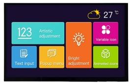 HDW101_004L DWIN 10.1" IPS ЖК-дисплей 1280x800 с USB и HDMI интерфейсом и сенсорной ёмкостной панелью