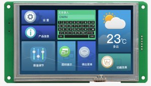 DMG80480C050_03W DWIN T5L1 UART HMI 5" TN ЖК-модуль коммерческого класса