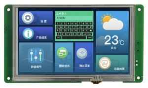 DMG80480K050_03W DWIN T5L1 UART HMI 5" IPS ЖК-дисплей медицинского класса