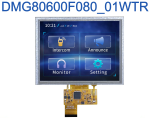 DMG80600F080_01W DWIN T5L1 UART HMI 8" супертонкий TN ЖК-дисплей COF серии