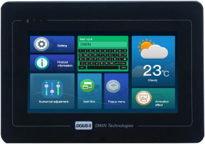 DMG80480T070_15W DWIN T5L1 UART HMI 7" TN ЖК-дисплей в корпусе промышленного класса