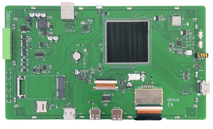 DMG10600T101_33WTC DWIN 10.1" 1024*600 емкостный Android ЖК-дисплей промышленный класса с сенсорной ёмкостной панелью