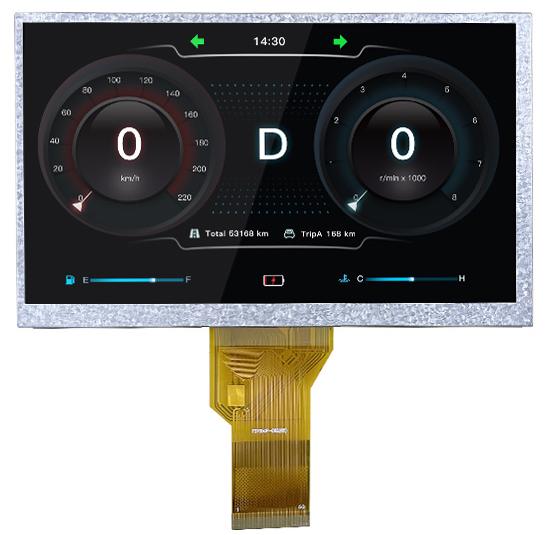 LN80480T070IA9098 DWIN 7" TN ЖК-модуль 800*480 с RGB интерфейсом