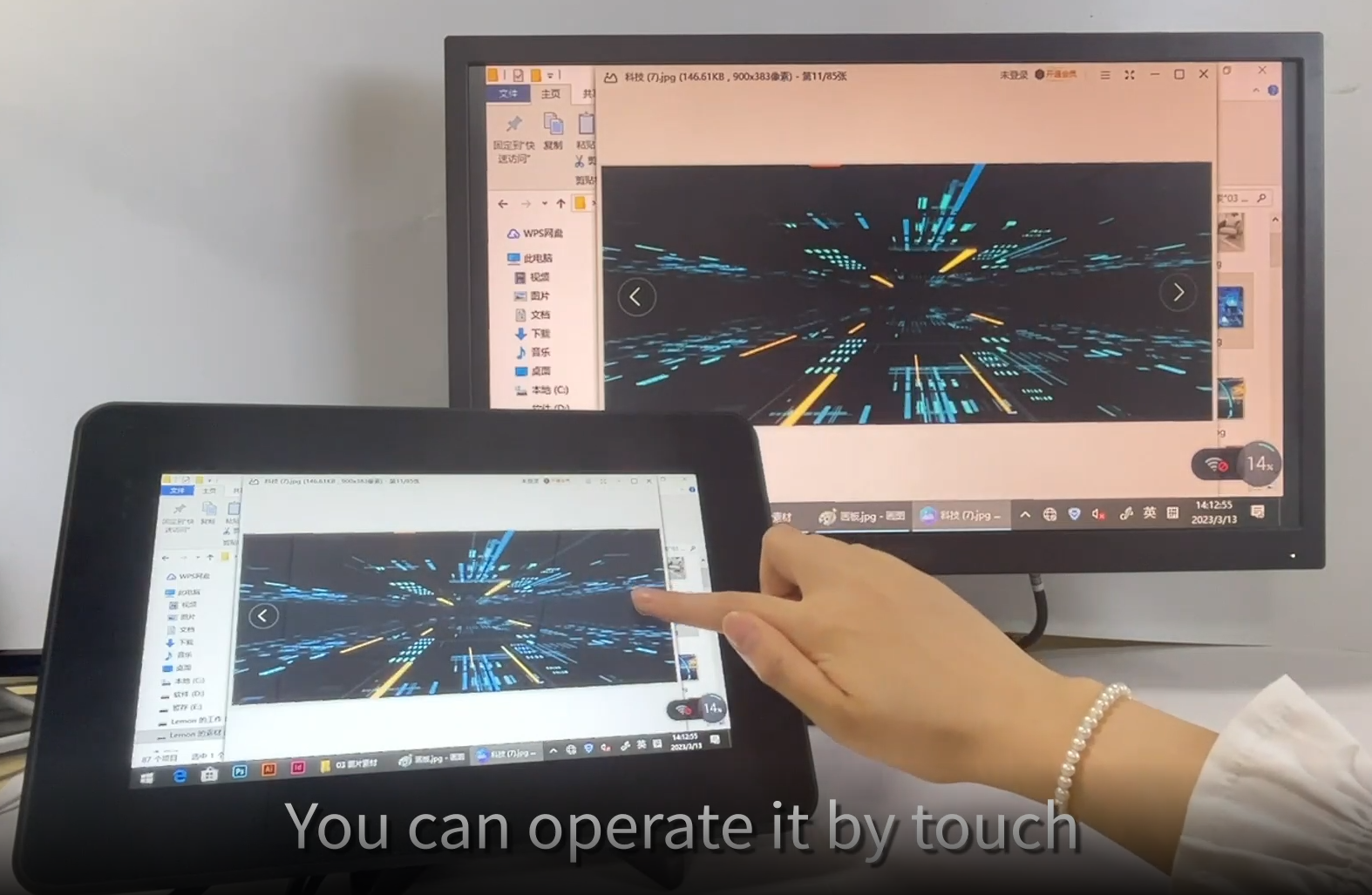 HDW101_A5001L DWIN 10.1" HMI ЖК-дисплей 1024x600 в корпусе с USB и HDMI интерфейсом и сенсорной ёмкостной панелью