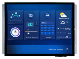 HDW150_004L DWIN HMI 15" IPS ЖК-дисплей  1024x768 с USB и HDMI интерфейсом и сенсорной ёмкостной панелью