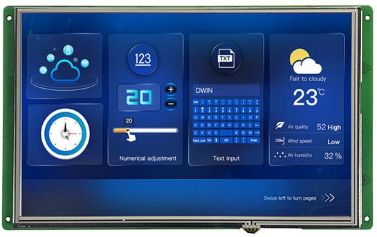 DMG12800K101_03W T5L2 UART HMI 10.1" IPS ЖК-дисплей медицинского класса