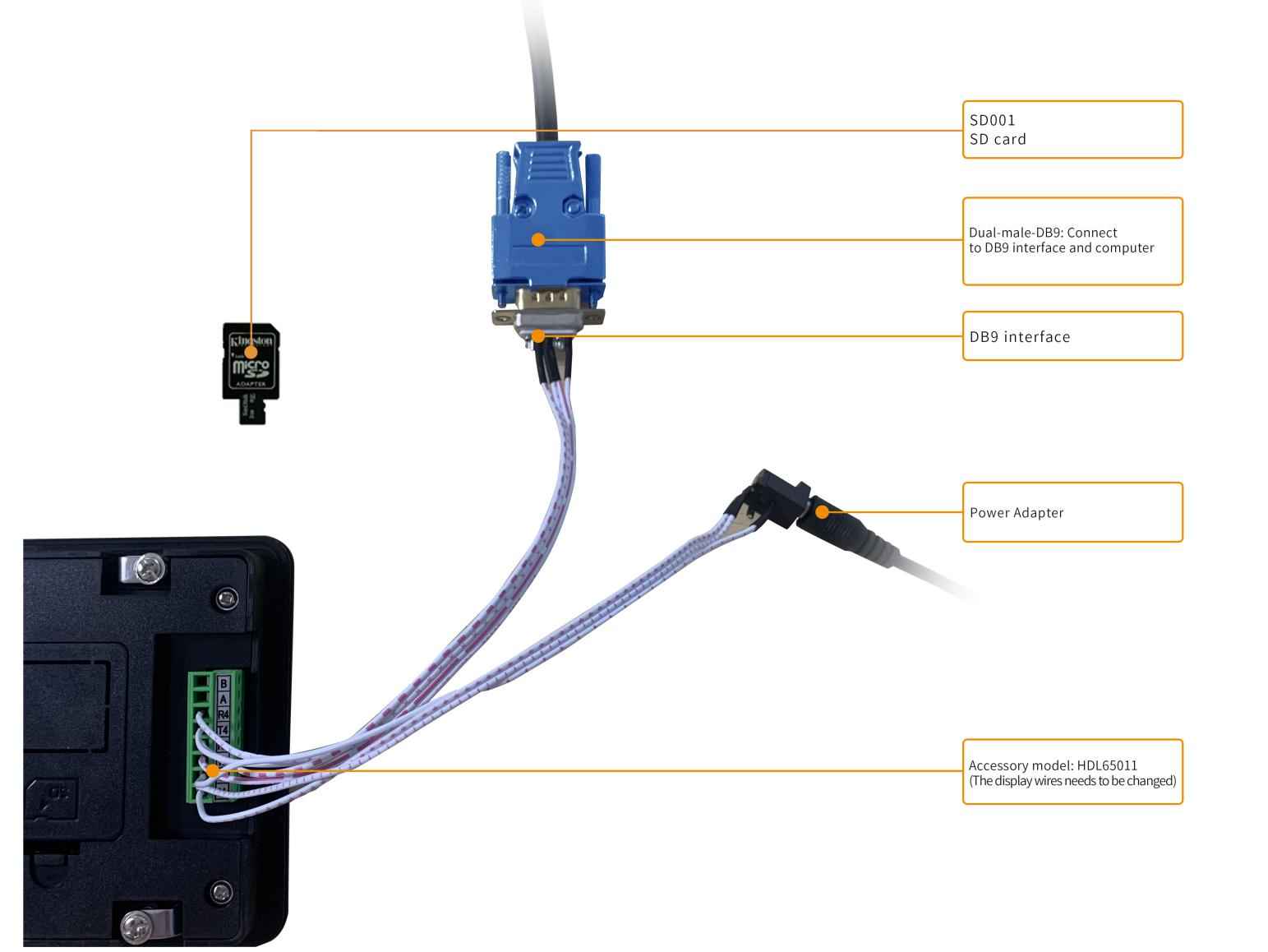 DMG80480T070_15W DWIN T5L1 UART HMI 7" TN ЖК-дисплей в корпусе промышленного класса