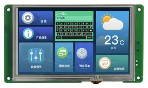 DMG80480T050_02W DWIN T5L0 UART HMI 5" IPS ЖК-дисплей промышленного класса