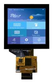 TC48480C040_06WTC DWIN 4" сенсорный супертонкий ЖК-дисплей COF (специально для регулятора температуры)