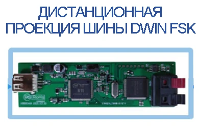 Дистанционная проекция шины DWIN FSK