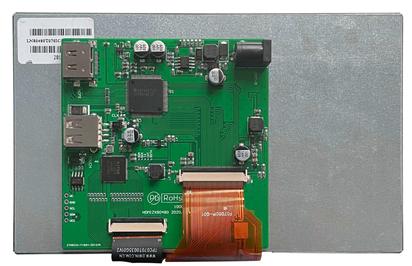 HDW070_008L DWIN 7" TN ЖК-дисплей 800*480 с USB и HDMI интерфейсом и сенсорной ёмкостной панелью