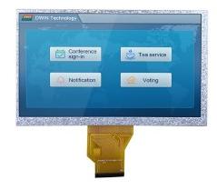 LN80480T070IA3098 DWIN 7" 800×480 RGB 24bit 50PIN 300nit TN ЖК-дисплей