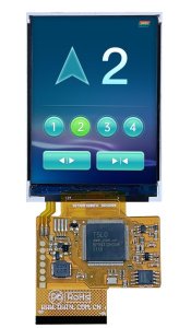 DMG32240F028_01W DWIN T5L0 COF UART HMI 2.8" ультратонкий TN ЖК-дисплей COF серии