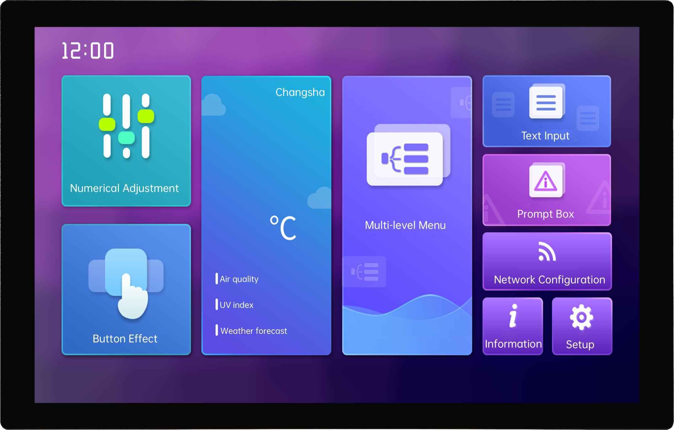 TC101C22W00 DWIN T5L0 UART 10.1" проводной контроллер IOT Smart Home 350nit 1280*800 IPS c емкостным сенсорным экраном и модулем Wi-Fi Tuya