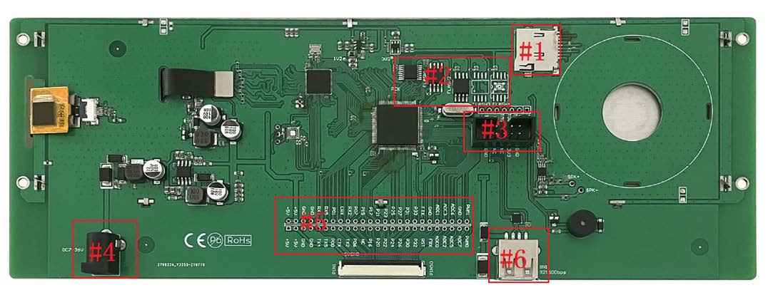 EKT088 DWIN T5L2 UART HMI 8.8" IPS ЖК-дисплей с оценочной платой разработки