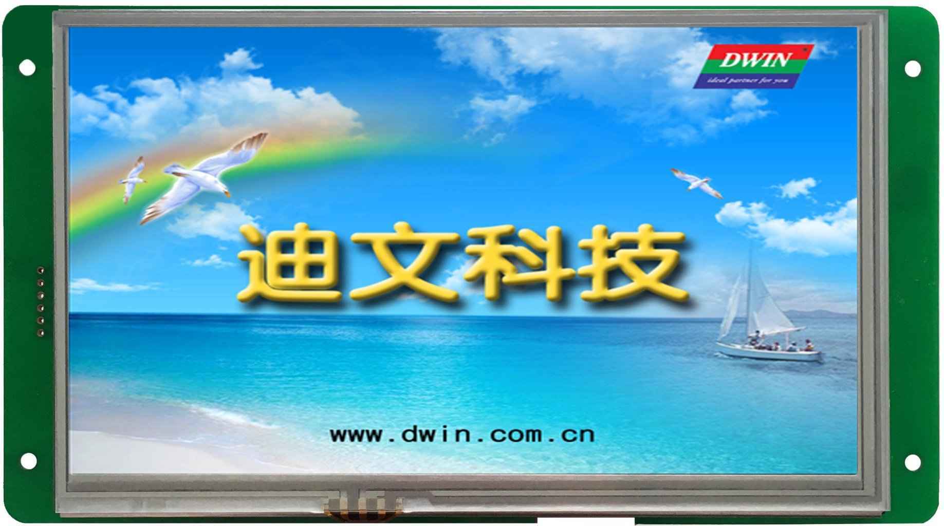 DMG80480C070_03W DWIN T5L1 UART HMI 7" TN ЖК-дисплей коммерческого класса