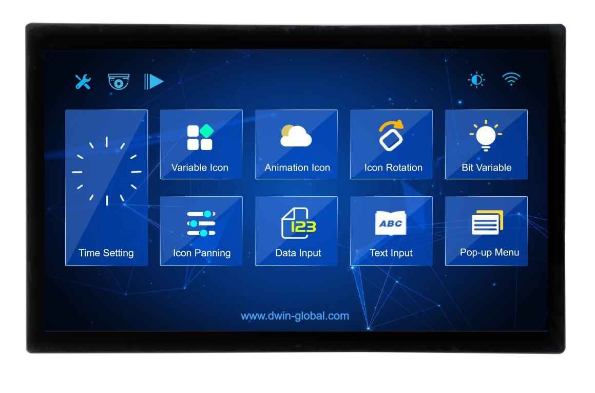 DMG19108C238_05WTC DWIN T5L2 UART HMI 23.8" IPS 2K HD ЖК-дисплей коммерческого класса с сенсорной ёмкостной панелью