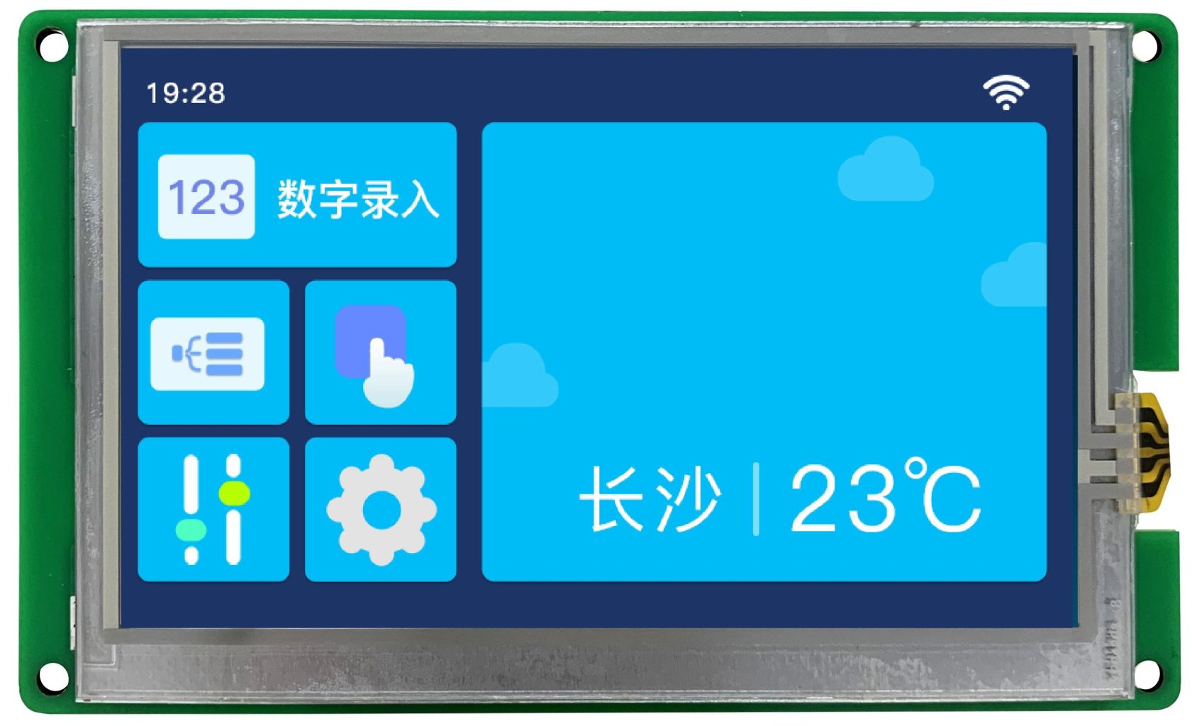 DMG80480K043_03W DWIN T5L1 UART HMI 4.3" ЖК-дисплей медицинского класса