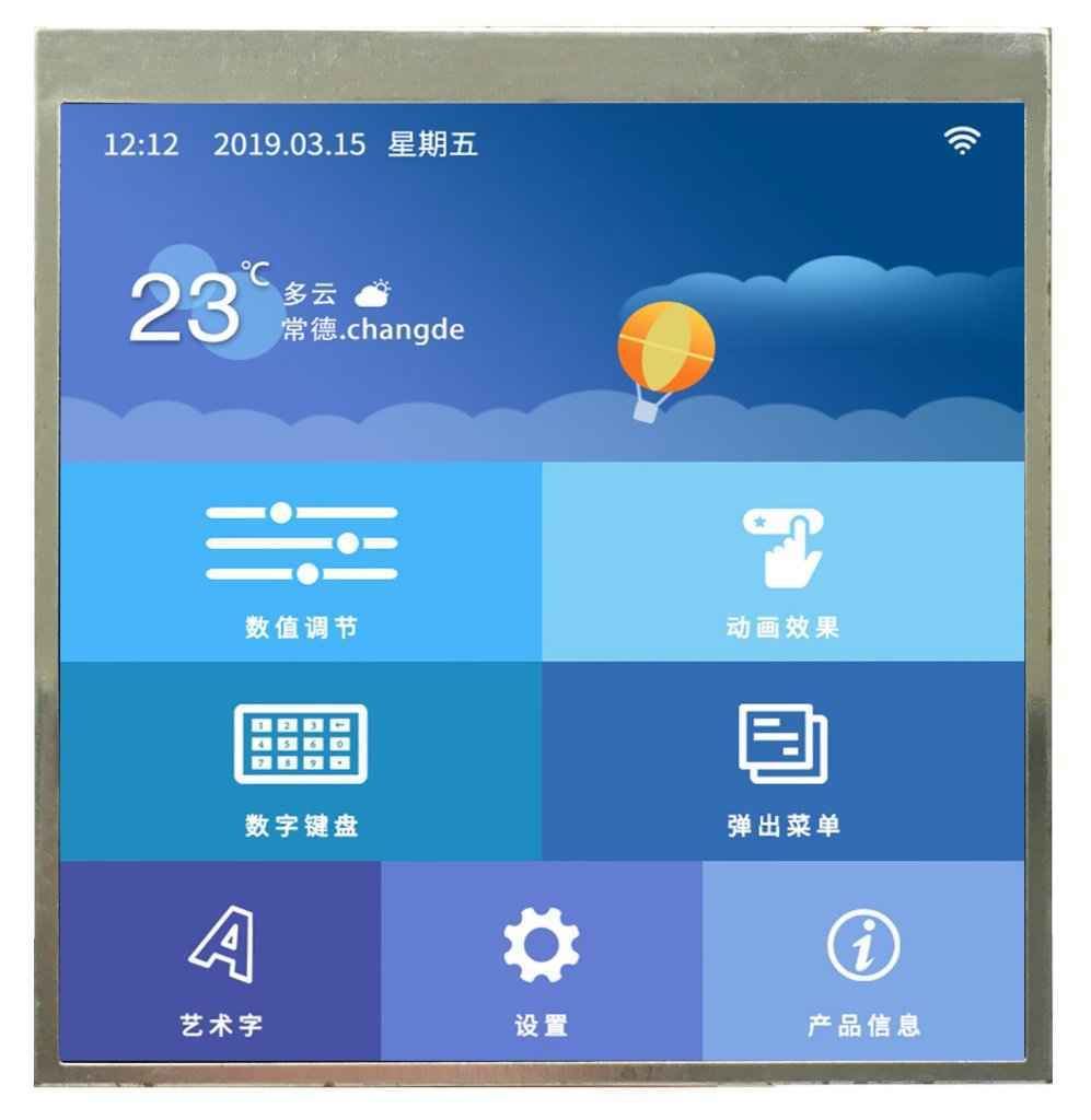 DMG72720T041_06WTC DWIN T5L1 UART HMI 4.1" IPS INCELL ЖК-дисплей промышленного класса с сенсорной ёмкостной панелью