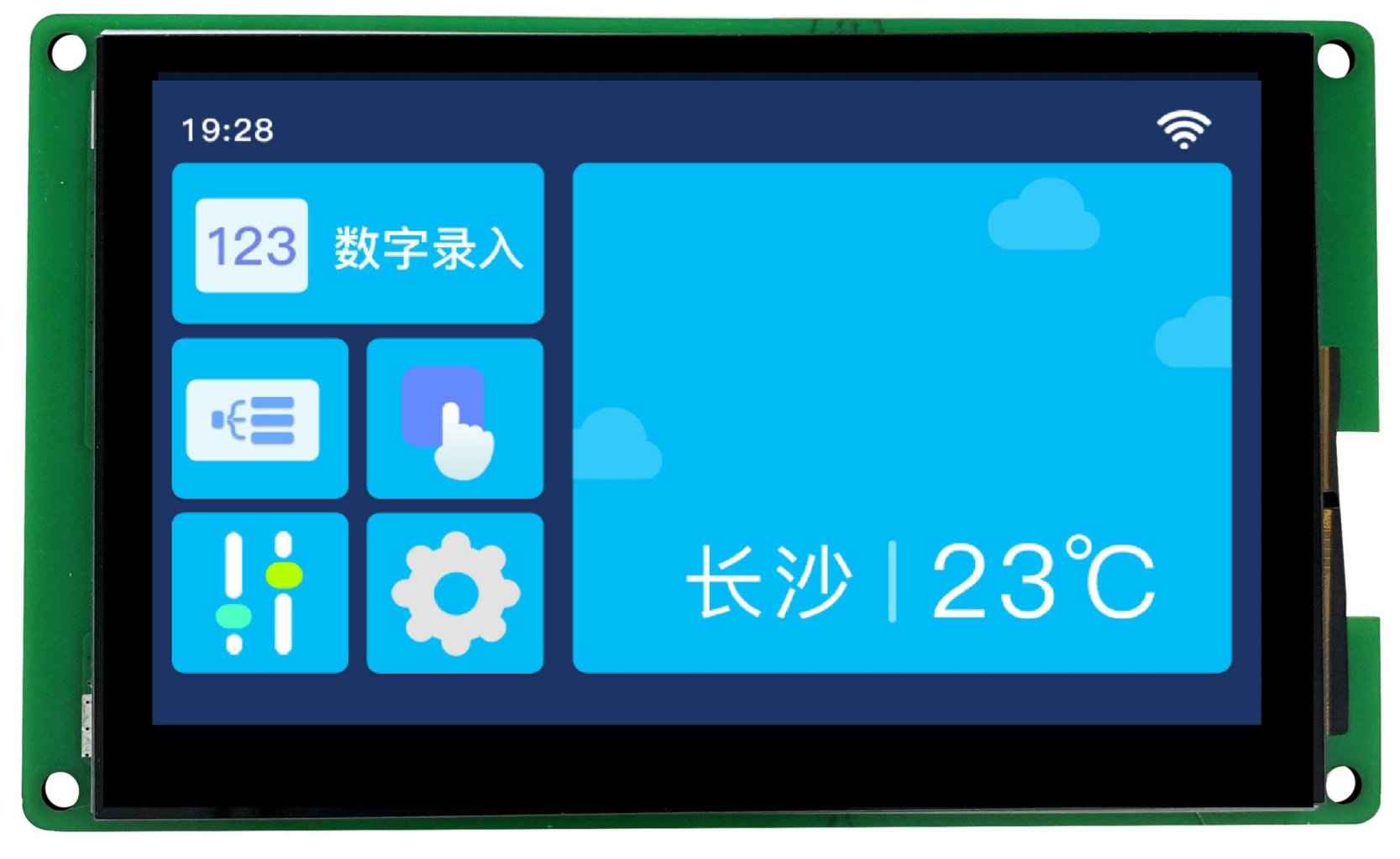 DMG80480T043_09W DWIN T5L0 UART HMI 4.3" IPS ЖК-дисплей промышленного класса