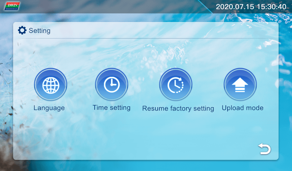 Схема многопараметрического детектора качества воды на основе T5L0 - пример User Interface 4