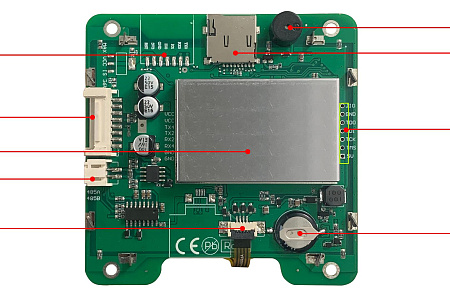 DMG64480K035_03W DWIN T5L1 UART HMI 3.5" IPS ЖК-дисплей медицинского класса