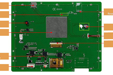 DMG10768S104_03W DWIN T5L1 UART HMI 10.4" IPS ЖК-дисплей для суровых условий окружающей среды
