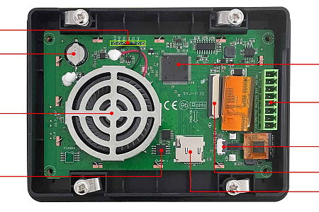 DMG80480T043_A5W DWIN T5L1 UART HMI 4.3" PLC Modbus IPS ЖК-дисплей промышленного класса