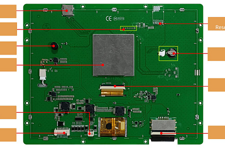 DMG10768S104_03W DWIN T5L1 UART HMI 10.4" IPS ЖК-дисплей для суровых условий окружающей среды