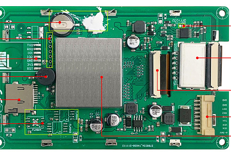 DMG80480T043_01W DWIN T5L0 UART HMI 4.3" IPS ЖК-дисплей промышленного класса