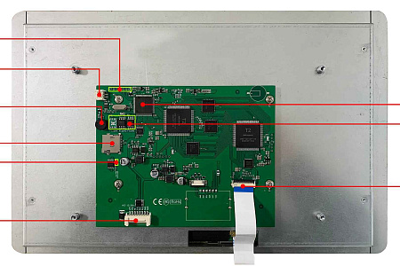 DMG19108C116_02W T5L2 UART HMI 11.6" IPS ЖК-дисплей коммерческого класса
