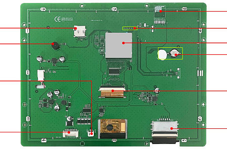 DMG10768K104_03W T5L2 UART HMI 10.4" IPS-TFT ЖК-дисплей медицинского класса